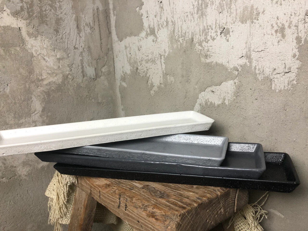 Betonový Tác - Obdelník, Ruční výroba